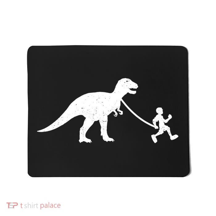 Walking My T-Rex Mousepad