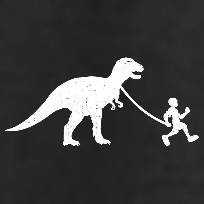 Walking My T-Rex Golf Towel