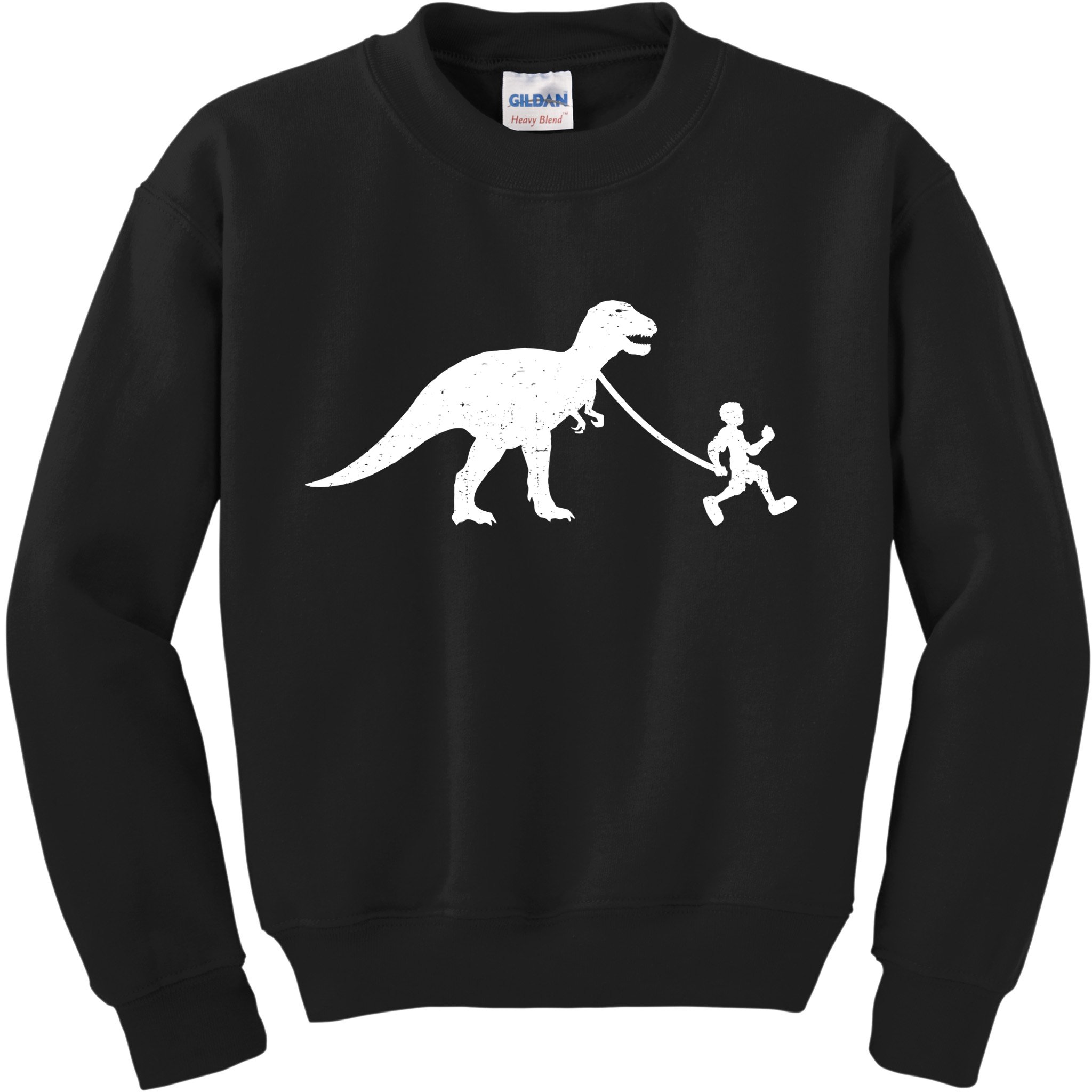 Walking My T-Rex Kids Sweatshirt