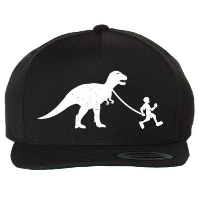 Walking My T-Rex Wool Snapback Cap