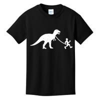 Walking My T-Rex Kids T-Shirt
