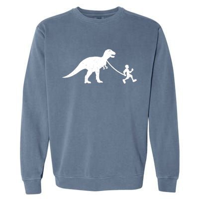 Walking My T-Rex Garment-Dyed Sweatshirt