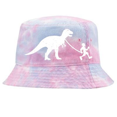 Walking My T-Rex Tie-Dyed Bucket Hat