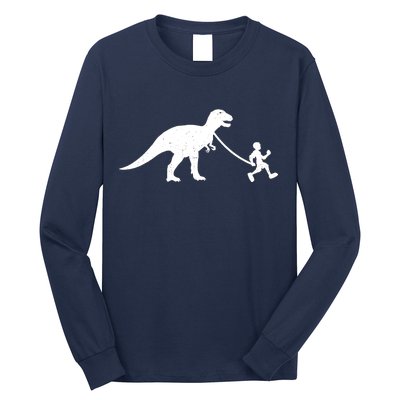 Walking My T-Rex Long Sleeve Shirt