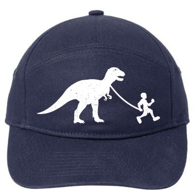 Walking My T-Rex 7-Panel Snapback Hat