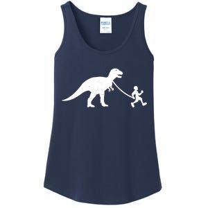 Walking My T-Rex Ladies Essential Tank