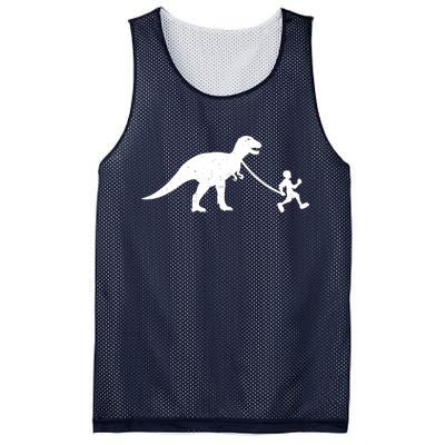 Walking My T-Rex Mesh Reversible Basketball Jersey Tank