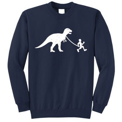 Walking My T-Rex Tall Sweatshirt