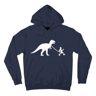 Walking My T-Rex Tall Hoodie