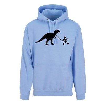 Walking My T-Rex Unisex Surf Hoodie