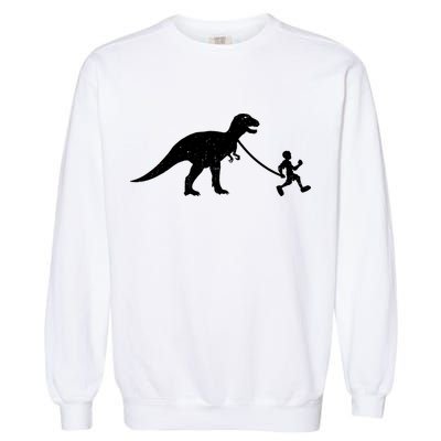 Walking My T-Rex Garment-Dyed Sweatshirt
