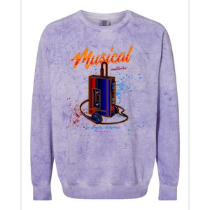 Walkman Los Angeles California Retro Colorblast Crewneck Sweatshirt