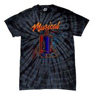 Walkman Los Angeles California Retro Tie-Dye T-Shirt