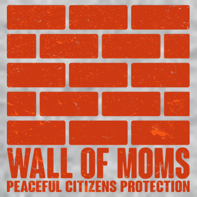 Wall Of Moms Peaceful Citizen Protection T-Shirt