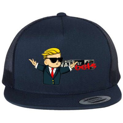 Wall Sreet Bets Logo Flatbill Hat