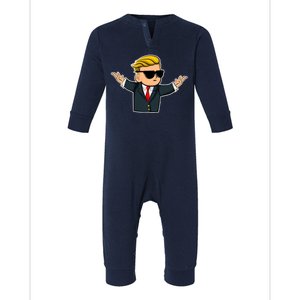 Wall Street Bets Guy Infant Fleece One Piece