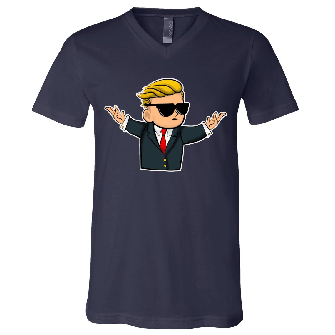 Wall Street Bets Guy V-Neck T-Shirt