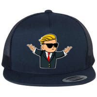 Wall Street Bets Guy Flat Bill Trucker Hat