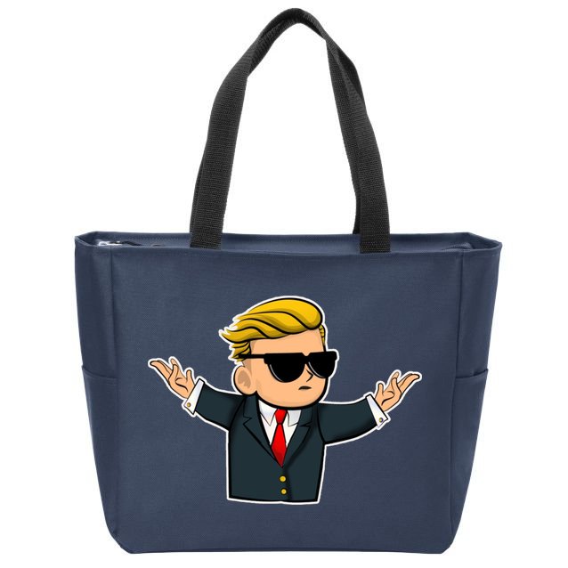 Wall Street Bets Guy Zip Tote Bag