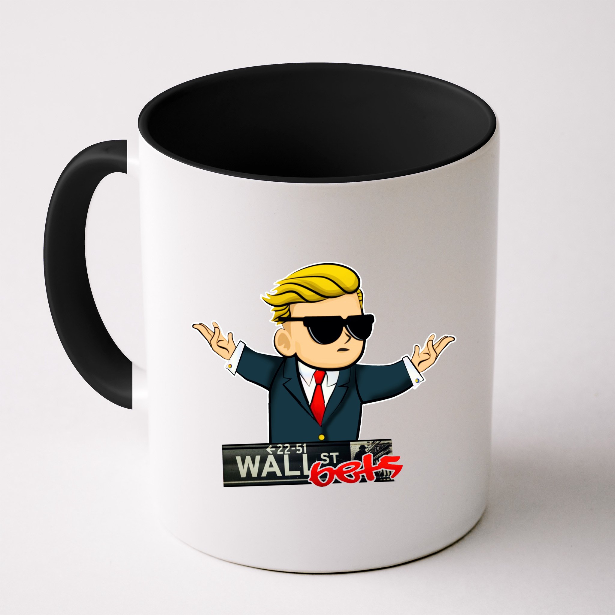 Wall Street Bets Guy Investing Stocks Mug