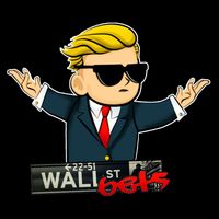 Wall Street Bets Guy Investing Stocks Flatbill Hat