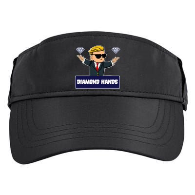 Wall Street Diamond Hands Adult Drive Performance Visor