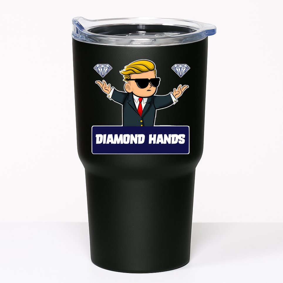 Wall Street Diamond Hands Tumbler