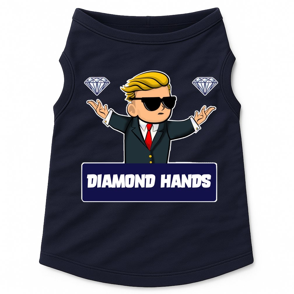 Wall Street Diamond Hands Doggie Tank