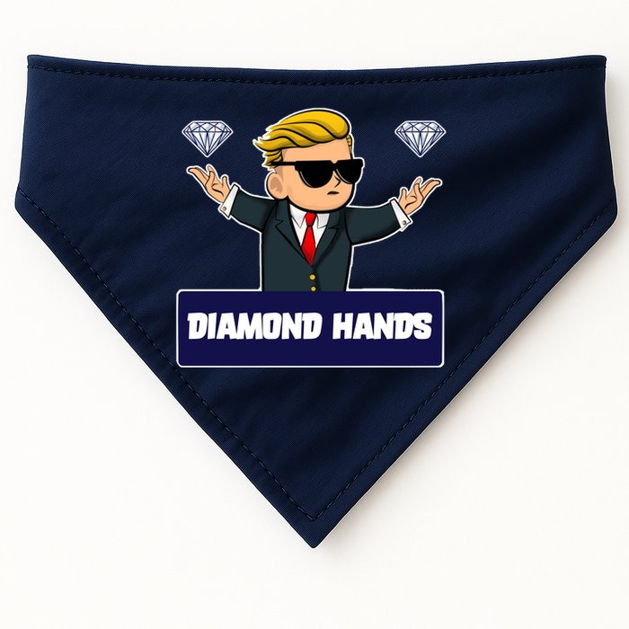 Wall Street Diamond Hands USA-Made Doggie Bandana