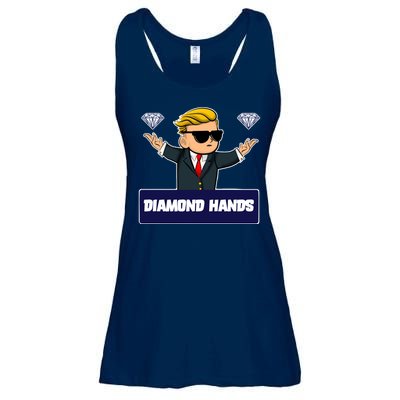 Wall Street Diamond Hands Ladies Essential Flowy Tank