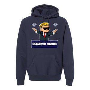 Wall Street Diamond Hands Premium Hoodie