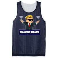 Wall Street Diamond Hands Mesh Reversible Basketball Jersey Tank