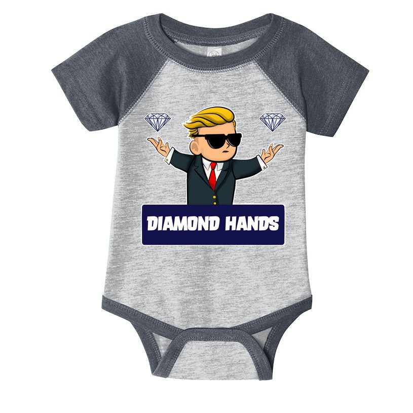 Wall Street Diamond Hands Infant Baby Jersey Bodysuit
