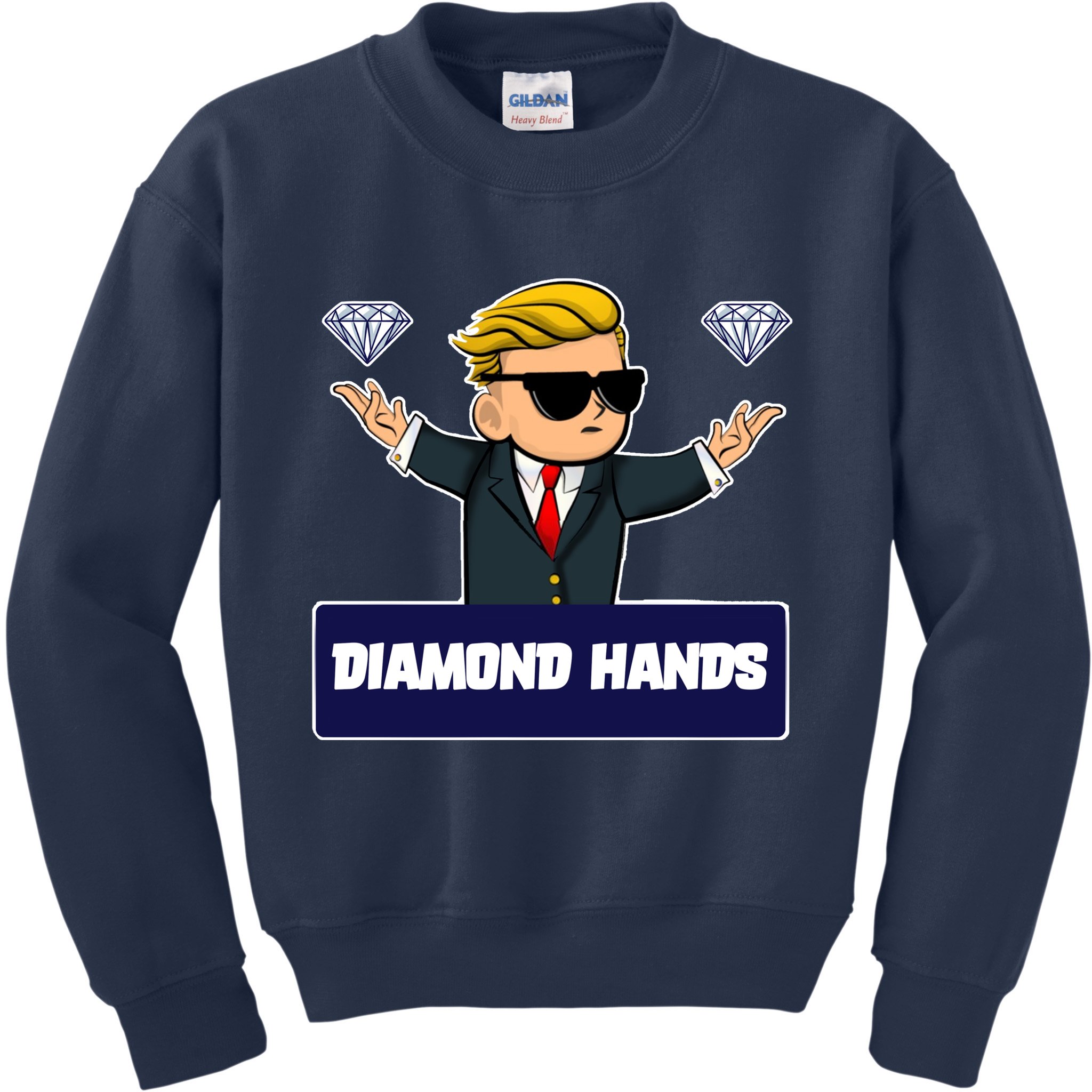 Wall Street Diamond Hands Kids Sweatshirt