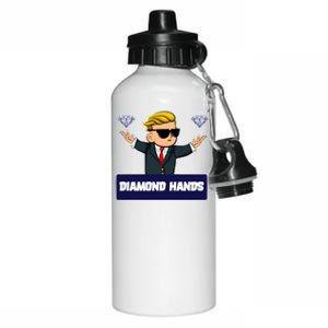 Wall Street Diamond Hands Aluminum Water Bottle