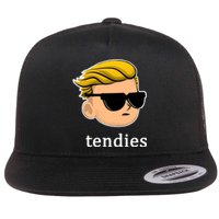 Wall Street Guy WSB Tendies Flat Bill Trucker Hat