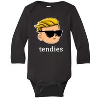 Wall Street Guy WSB Tendies Baby Long Sleeve Bodysuit