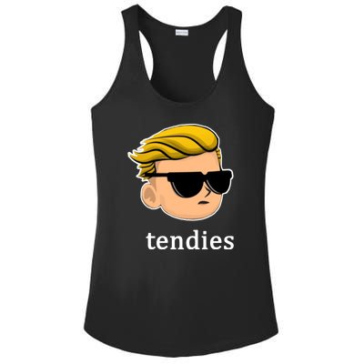 Wall Street Guy WSB Tendies Ladies PosiCharge Competitor Racerback Tank