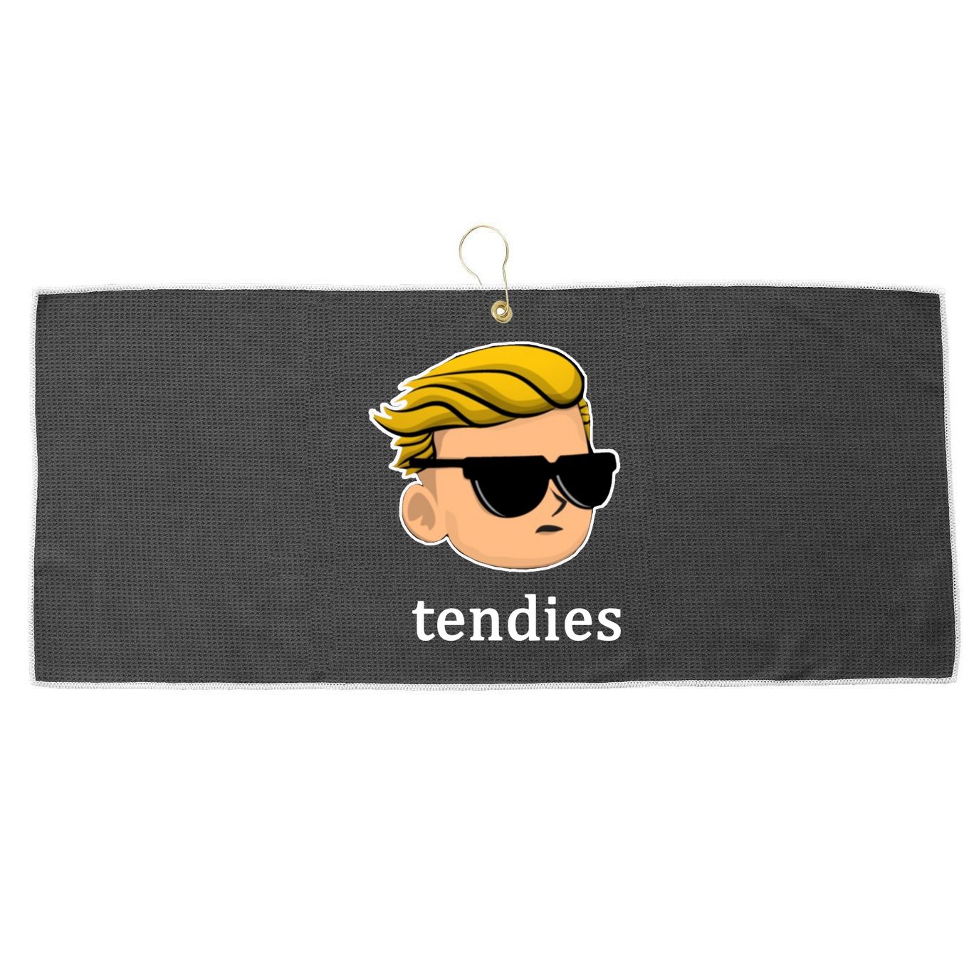 Wall Street Guy WSB Tendies Large Microfiber Waffle Golf Towel