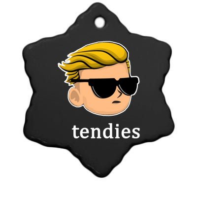 Wall Street Guy WSB Tendies Ceramic Star Ornament