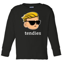 Wall Street Guy WSB Tendies Toddler Long Sleeve Shirt