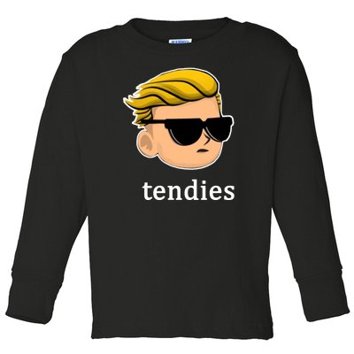 Wall Street Guy WSB Tendies Toddler Long Sleeve Shirt