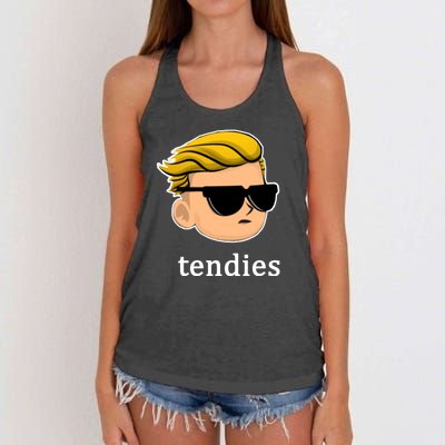 Wall Street Guy WSB Tendies Women's Knotted Racerback Tank