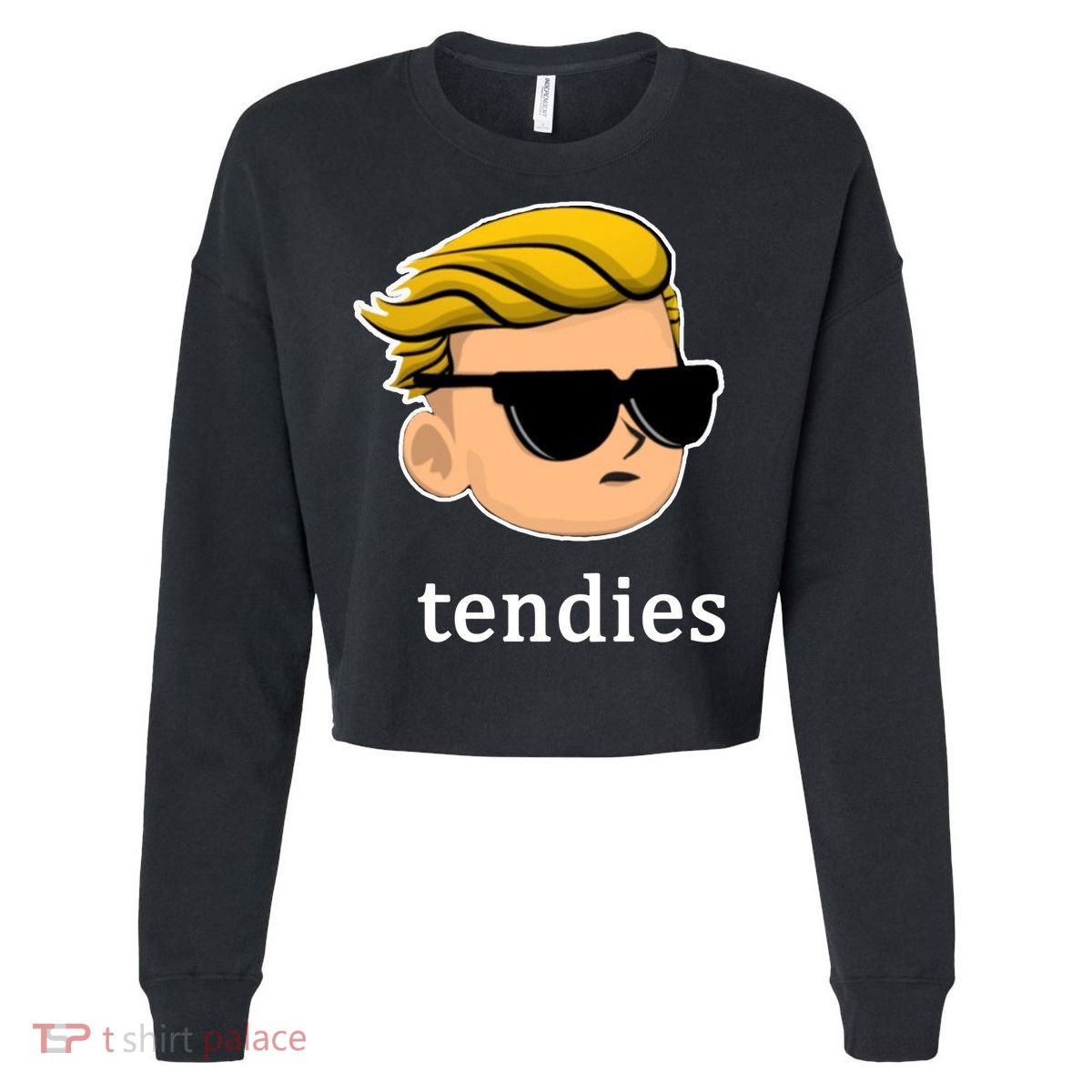 Wall Street Guy WSB Tendies Cropped Pullover Crew