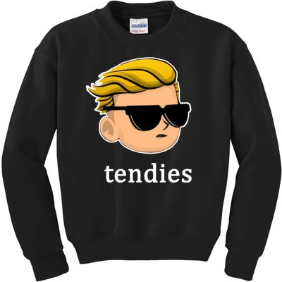 Wall Street Guy WSB Tendies Kids Sweatshirt