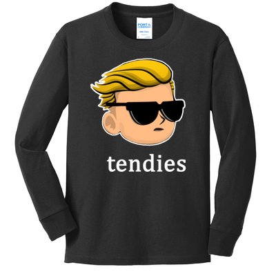 Wall Street Guy WSB Tendies Kids Long Sleeve Shirt