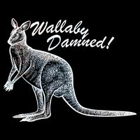 Wallaby Damned Flat Bill Trucker Hat