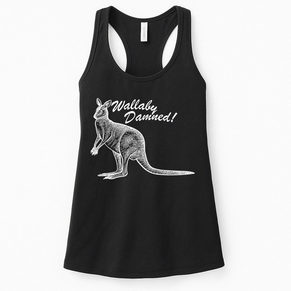 Wallaby Damned Womens Tank Top