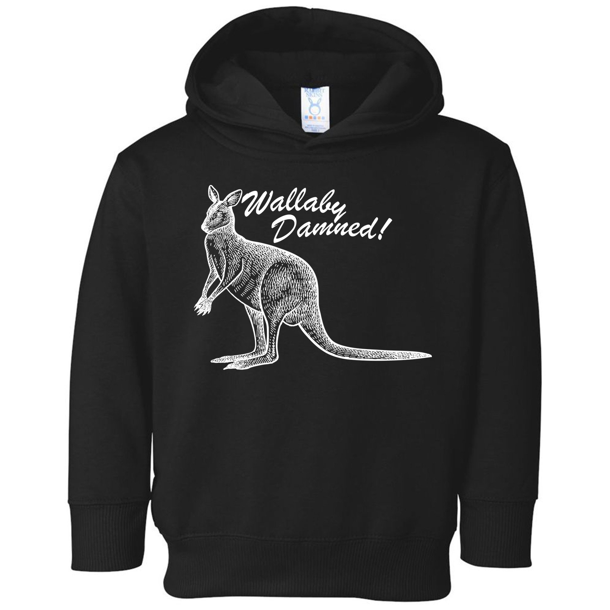 Wallaby Damned Toddler Hoodie