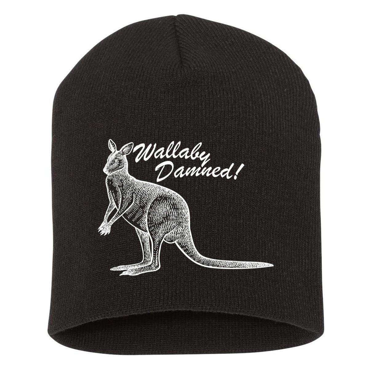 Wallaby Damned Short Acrylic Beanie